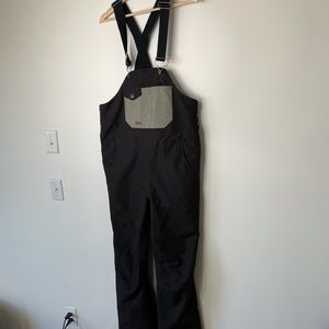Ride Holman Black Snow Pants Bib Medium